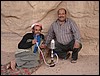 de gids en de kok in Wadi Rum - Jordanië , dinsdag 1 januari 2008