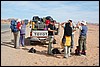 start wandeling Wadi Rum - Jordanië , maandag 31 december 2007
