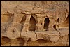 detail rots, Wadi Rum - Jordanië , dinsdag 1 januari 2008