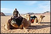 kameel eigenaar, Wadi Rum - Jordanië , woensdag 2 januari 2008