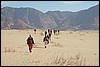 wandelend door Wadi Rum - Jordanië , woensdag 2 januari 2008