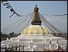 Boudhanath stupa, Kathmandu, Nepal , vrijdag 14 mei 2004