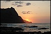 zonsondergang Ponta do Sol, Kaap VerdiÃ« , zaterdag 24 december 2005