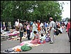 nabij Red Fort Delhi, India , zondag 17 juli 2005
