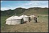 ger kamp Yolyn Am, MongoliÃ« , maandag 21 juli 2003