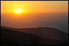 zonsondergang op Sayd plateau, Oman , vrijdag 24 december 2010