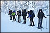 van Porontimajoki naar Ruka, Oulanka NP, Finland , zaterdag 12 februari 2011